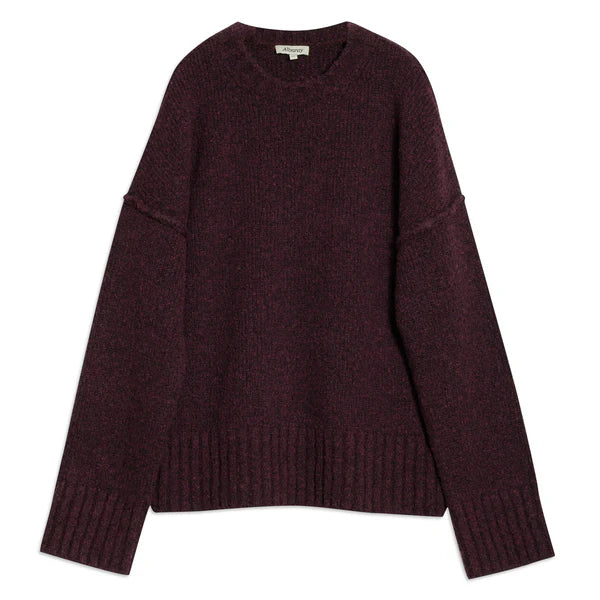 Burgundy Cosy Wool Blend Jumper