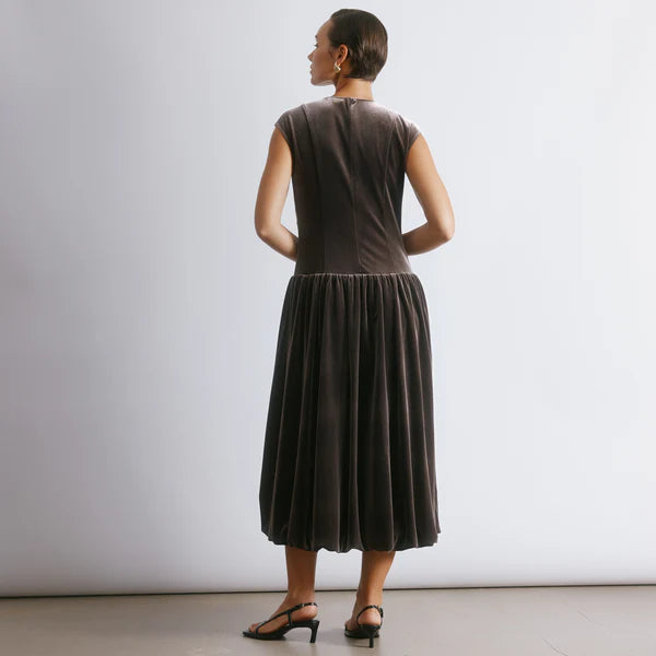 Velvet Puff Ball Dress