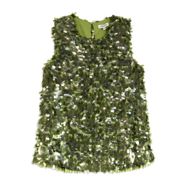 Drop Sequin Shell Top