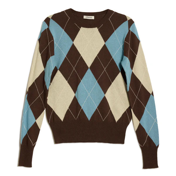 Blue Argyle Jumper